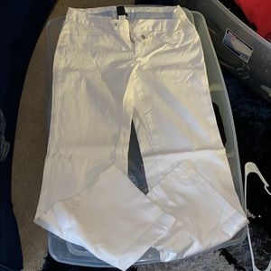 White Wide Leg Pants